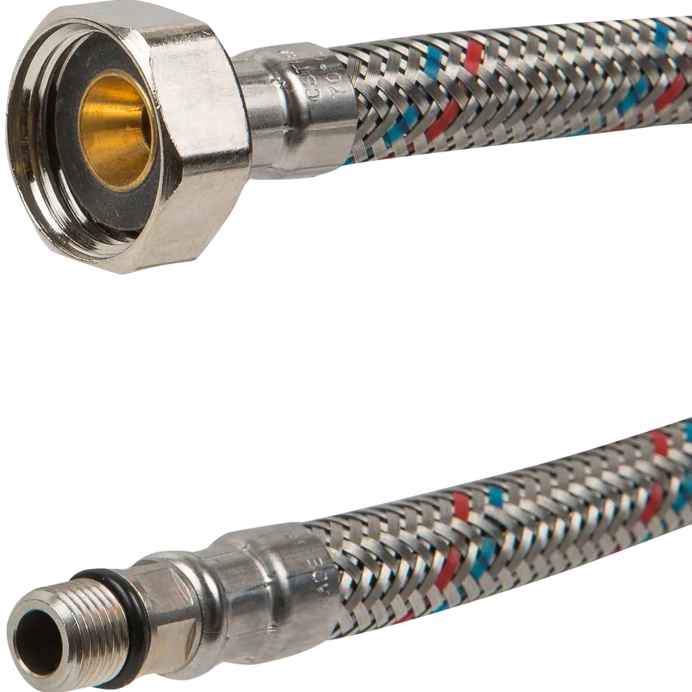 Гибкая подводка для воды Equation 1/2" M10x18 мм штуцер-гайка 50 см STLM-2048354