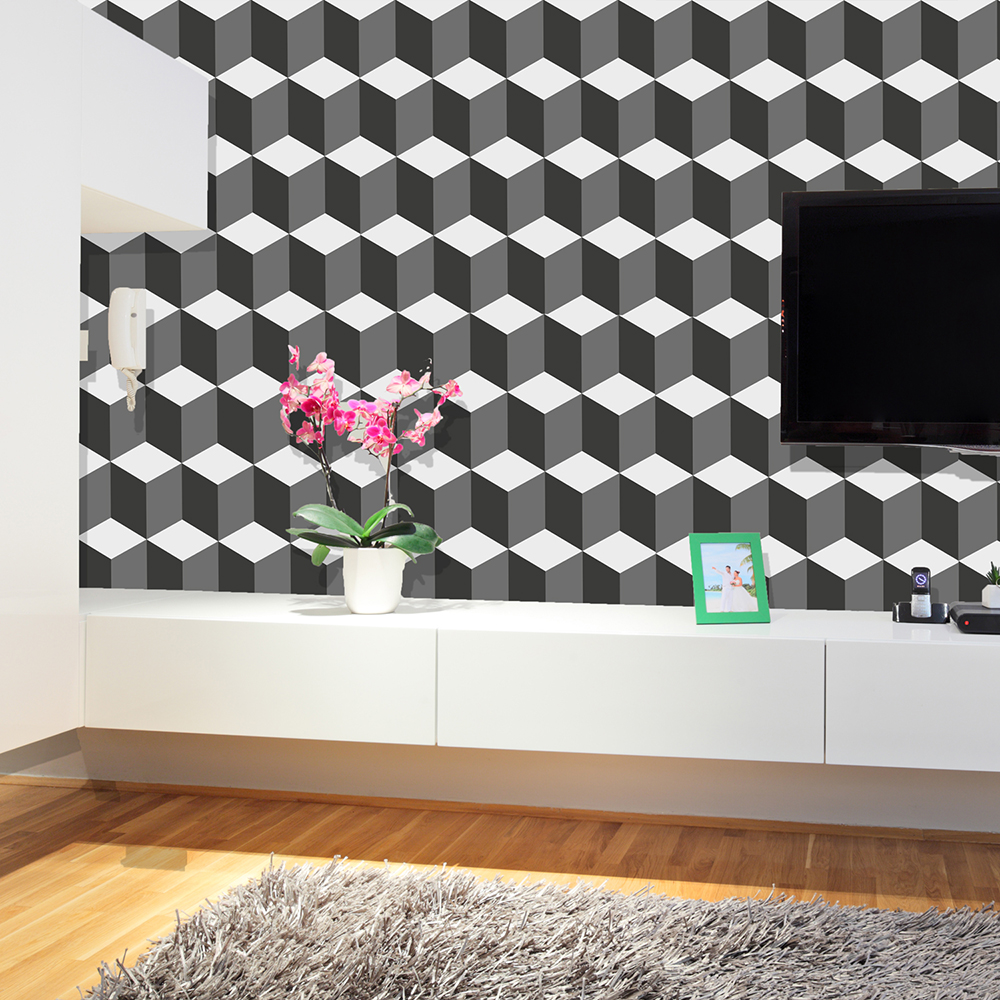 Декор для стен 3D Cubes Pattern Walplus WM5101X8 - Вид №5