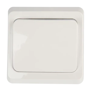 Выключатель SYSTEME ELECTRIC Этюд одноклавишный белый глянцевый 11300607