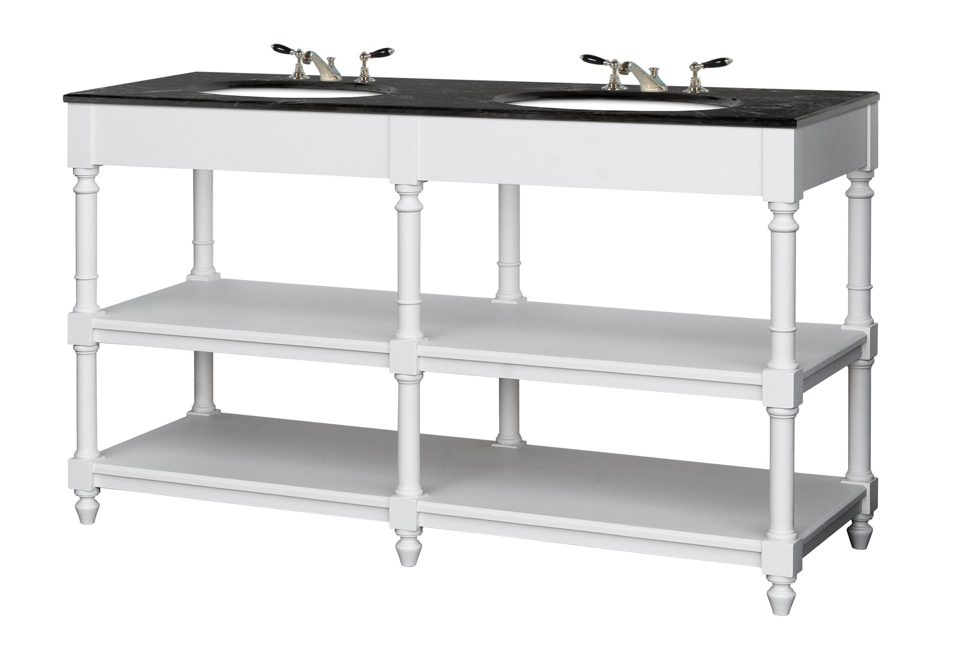 Traditional bathrooms DEVON тумба под умывальник двойная TB-DE1540  - Вид №1