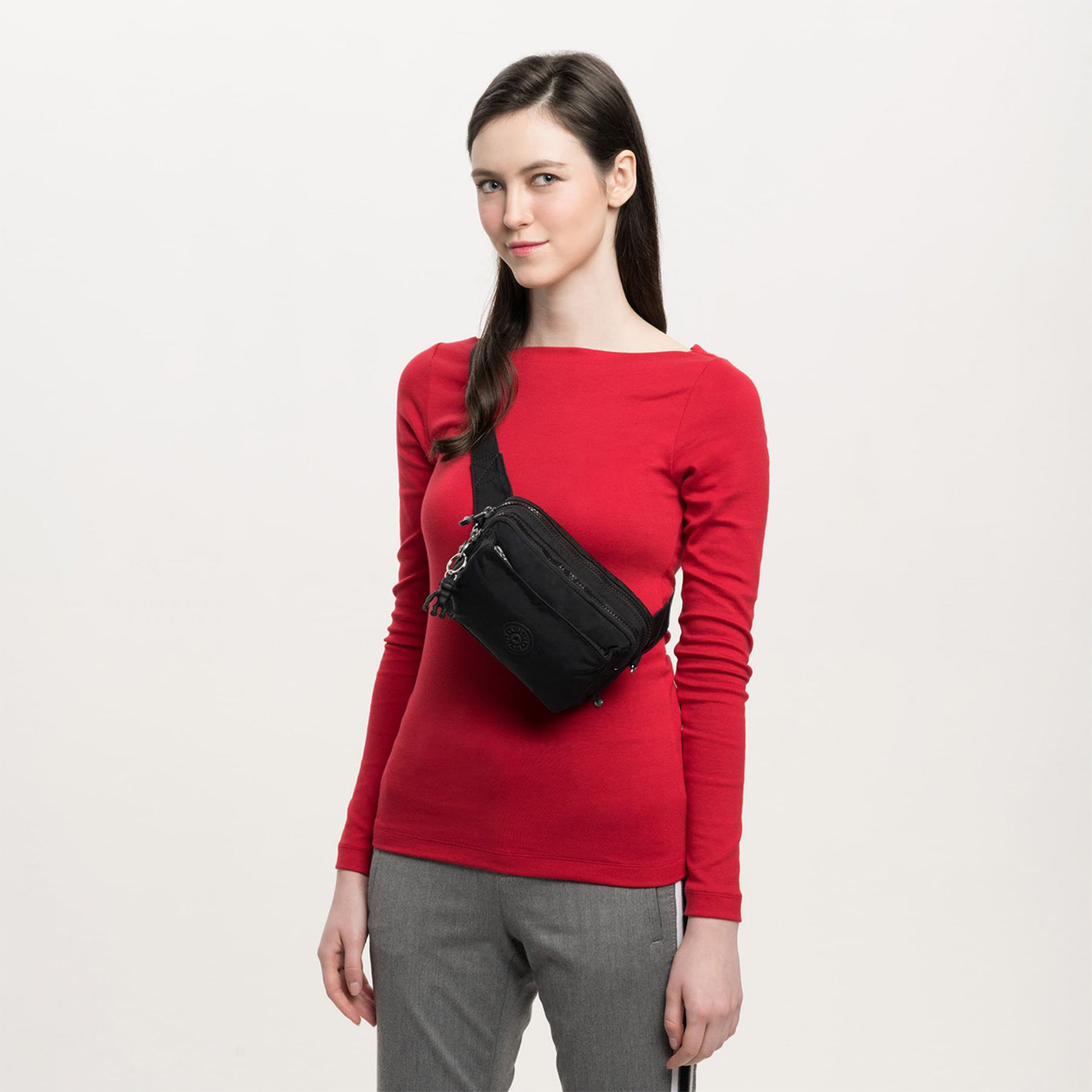 KI3795P39 Сумка на плечо Small Crossbody Convertible To Waistbag Kipling Abanu Multi  - Вид №2