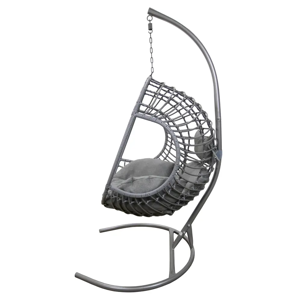 Кресло подвесное Милан BG2345 до 120 кг цвет серый Santreyd STLM-2091298 - Вид №2