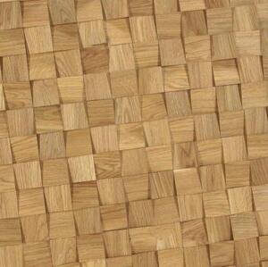 Мозаика и 3D панели из дерева Tarsi 3D Спил Дуб 3д (мозаика панели), гладкая (3Д (мозаика панели), Гладкая) 300х300 мм.