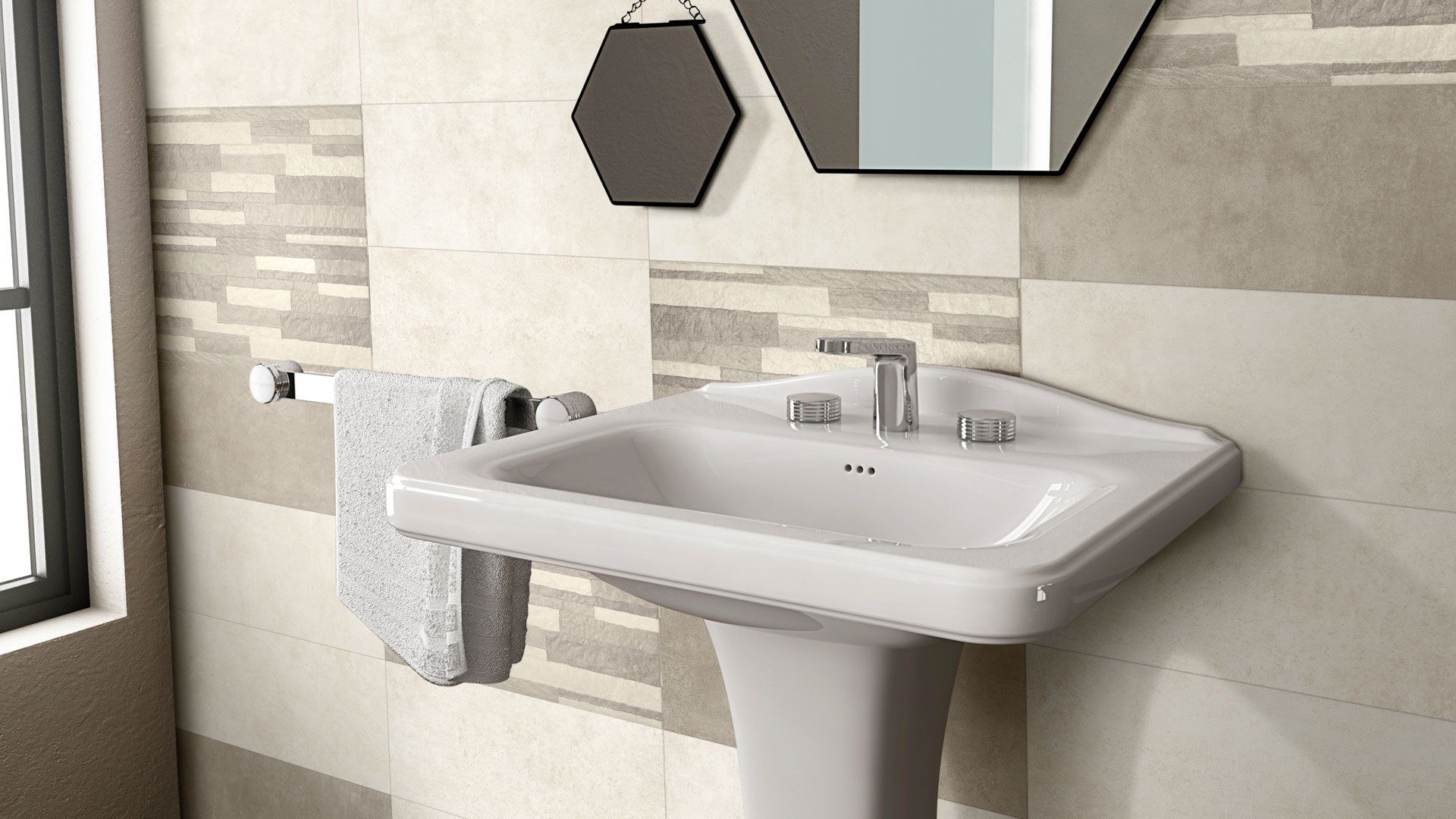 Керамогранит с цементным эффектом MARINER Boston 20x50 ARCH-00095395 - Вид №3