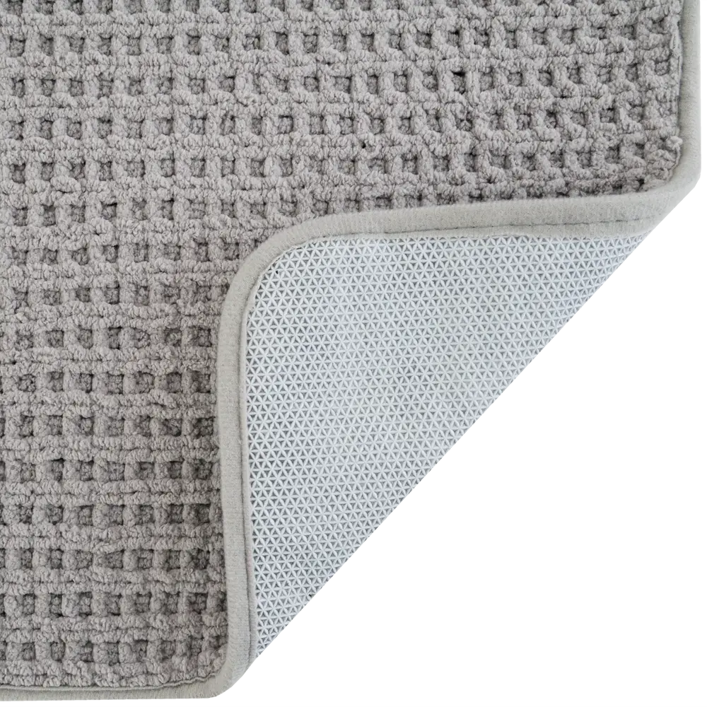 Коврик для ванной комнаты Swensa String 80x50 см цвет серый 83784082 STLM-2195318 BSM - Вид №2