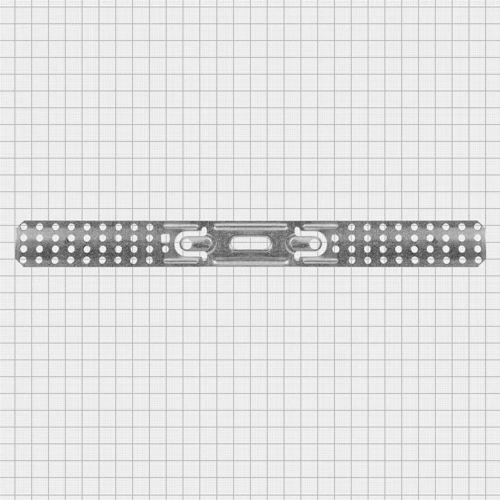 Прямой подвес профилей 300х30х09 для профилей 60х27  цвет серый 100 шт Santreyd STLM-2085399 - Вид №2
