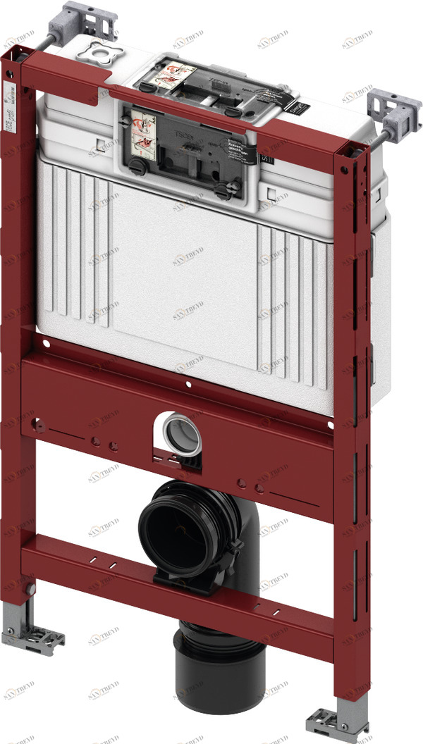 9300001 Застенный модуль TECEprofil со смывным бачком Uni, высота 820 мм (9300001)