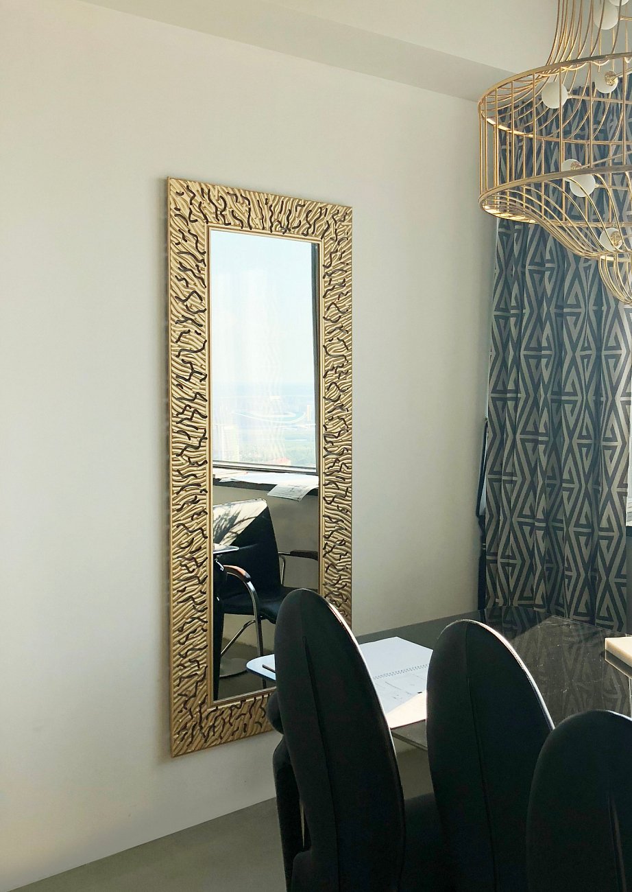 Зеркало прямоугольное бронза CORAL L IN SHAPE CORAL 00-3860101 Бронза - Вид №2