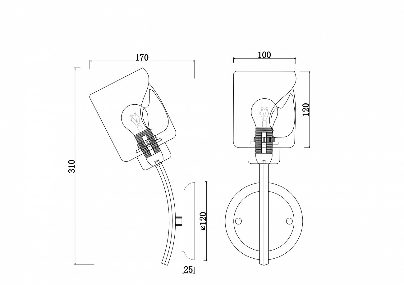 Бра настенное золотое матовое Isabella FR5095WL-01G FREYA MODERN 00-3957433 Золото - Вид №1