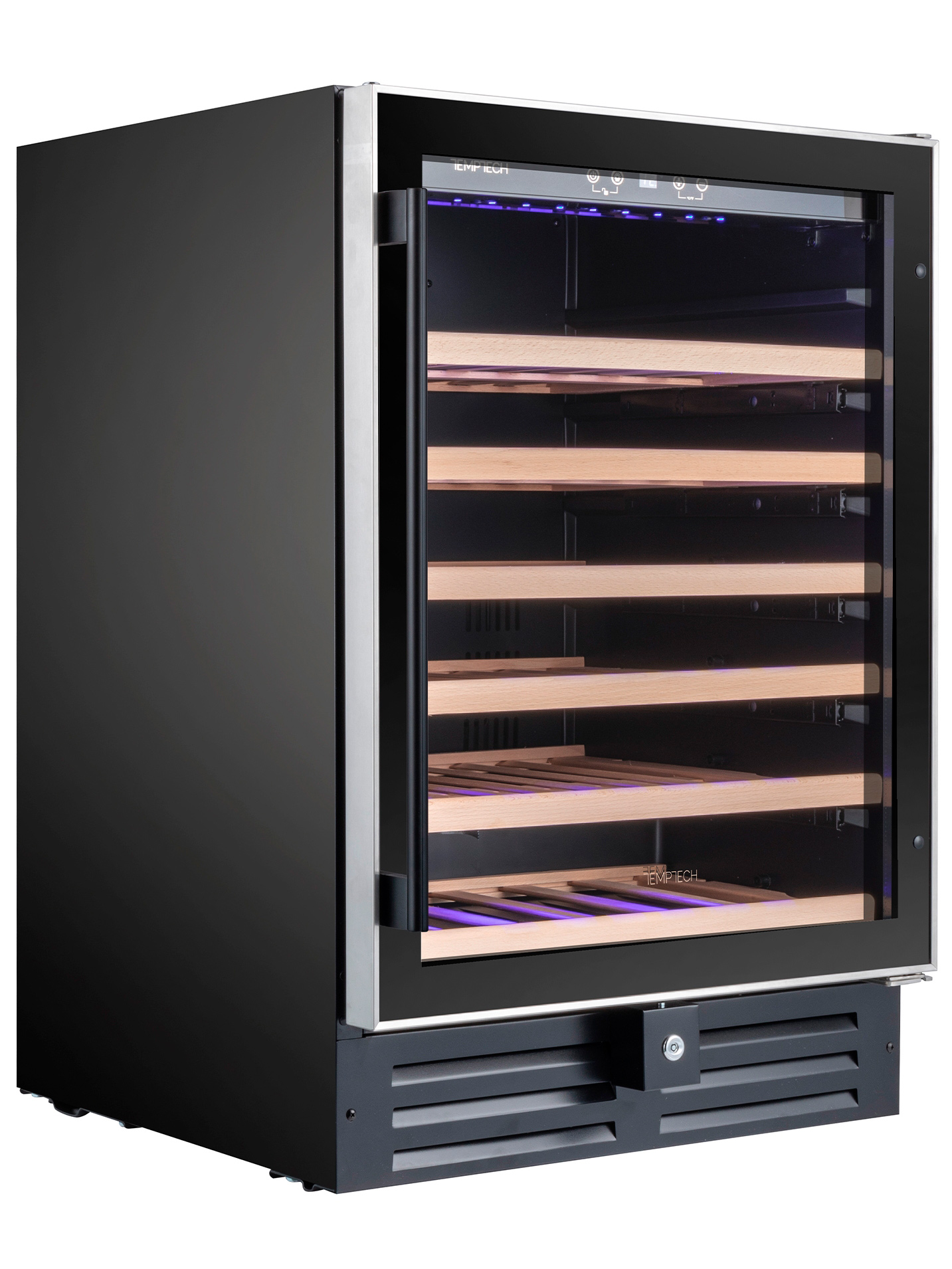 5360099 Винный шкаф Temptech WPQ60SCB серебристый, черный STDN-0024964