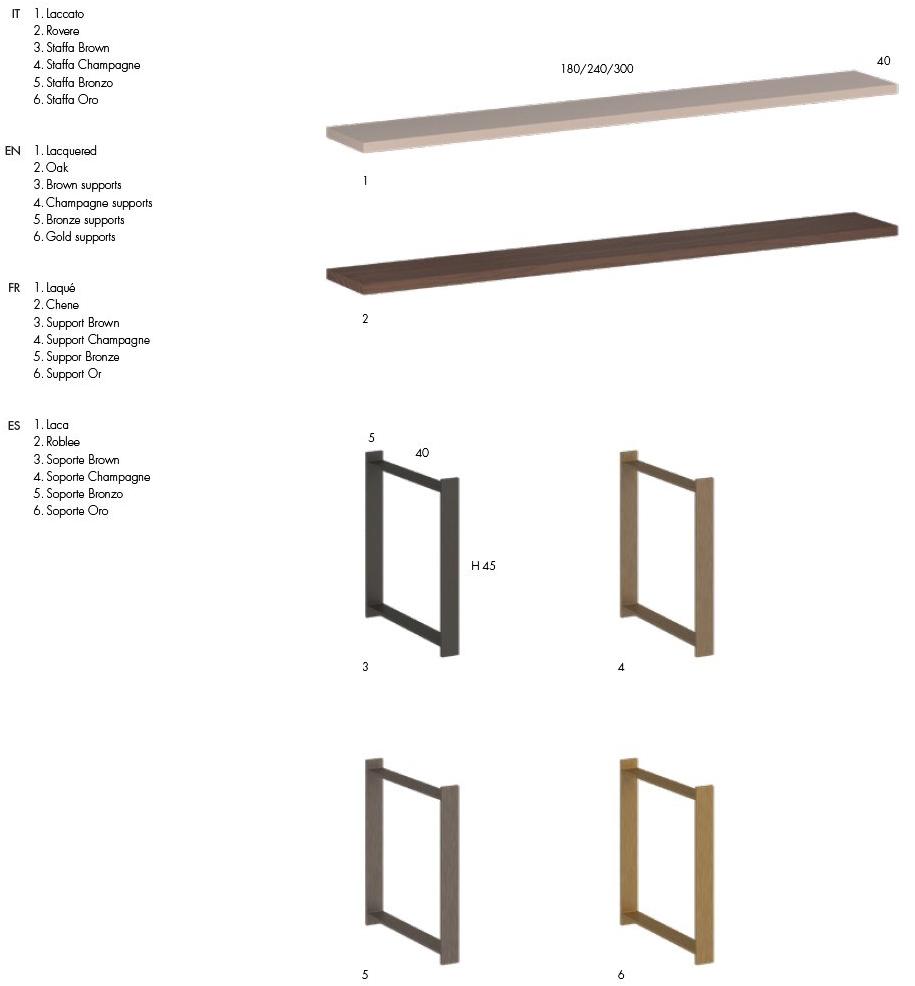 OLIVIERI Отдельностоящий деревянный книжный шкаф sun-id-1436298 - Вид №4