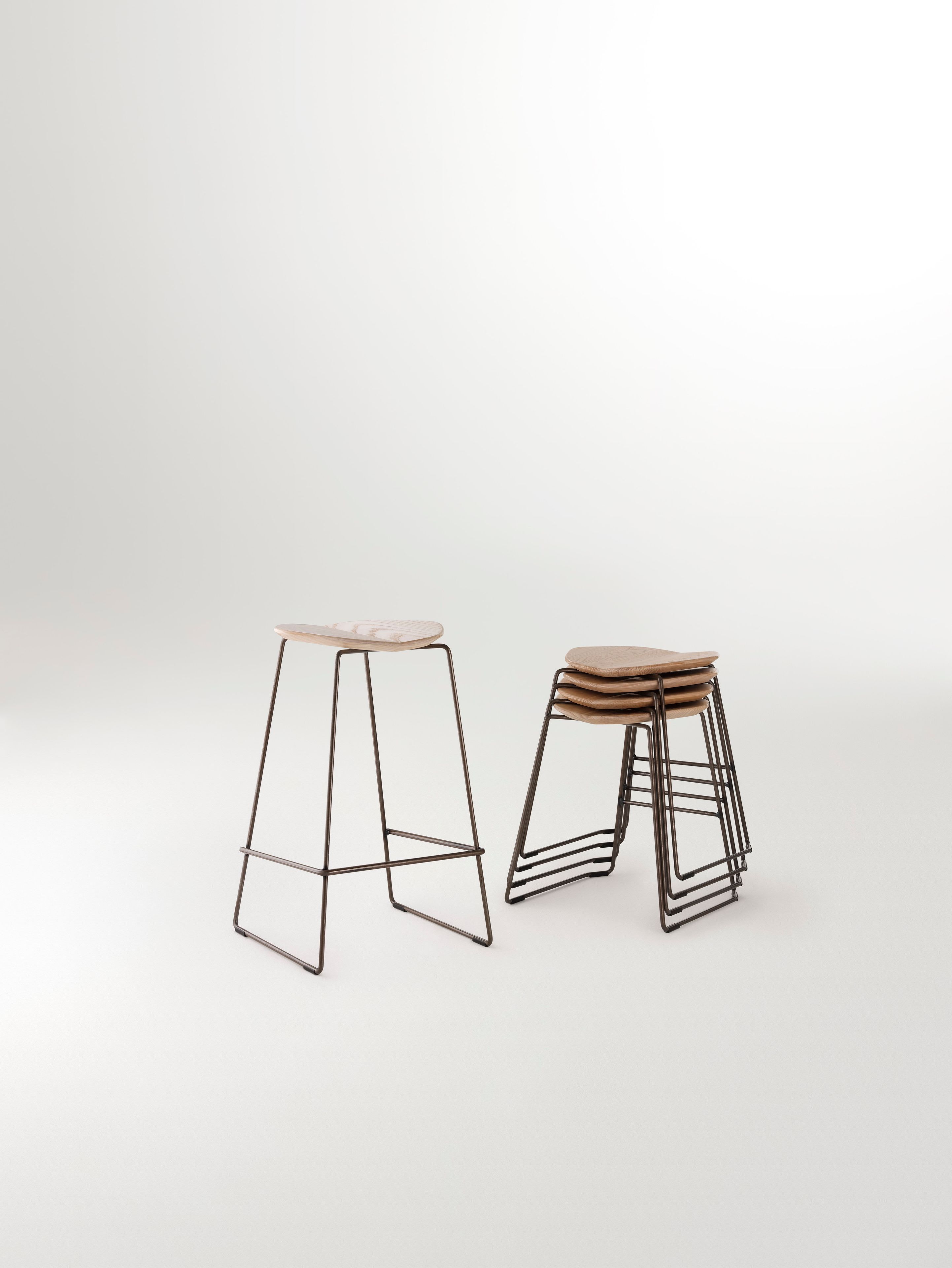 Высокий табурет с подставкой для ног Ross Gardam Duet ARCH-00030711 - Вид №3