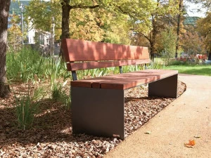 CYRIA Скамья со спинкой Pysa