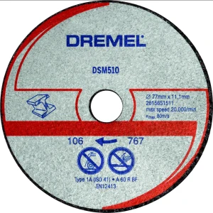 Круг отрезной по металлу и пластику для DSM510 Dremel, 77 мм 82763808 STLM-2003190