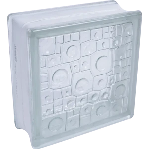 Стеклоблок Богема Губка бесцветный