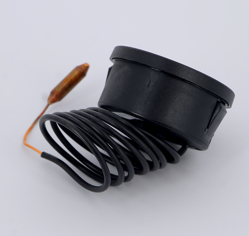 Термометр биметаллический дистанционный 52мм с капилярной трубкой 1000мм EMMETI 80 град.C 00622056 - Вид №1