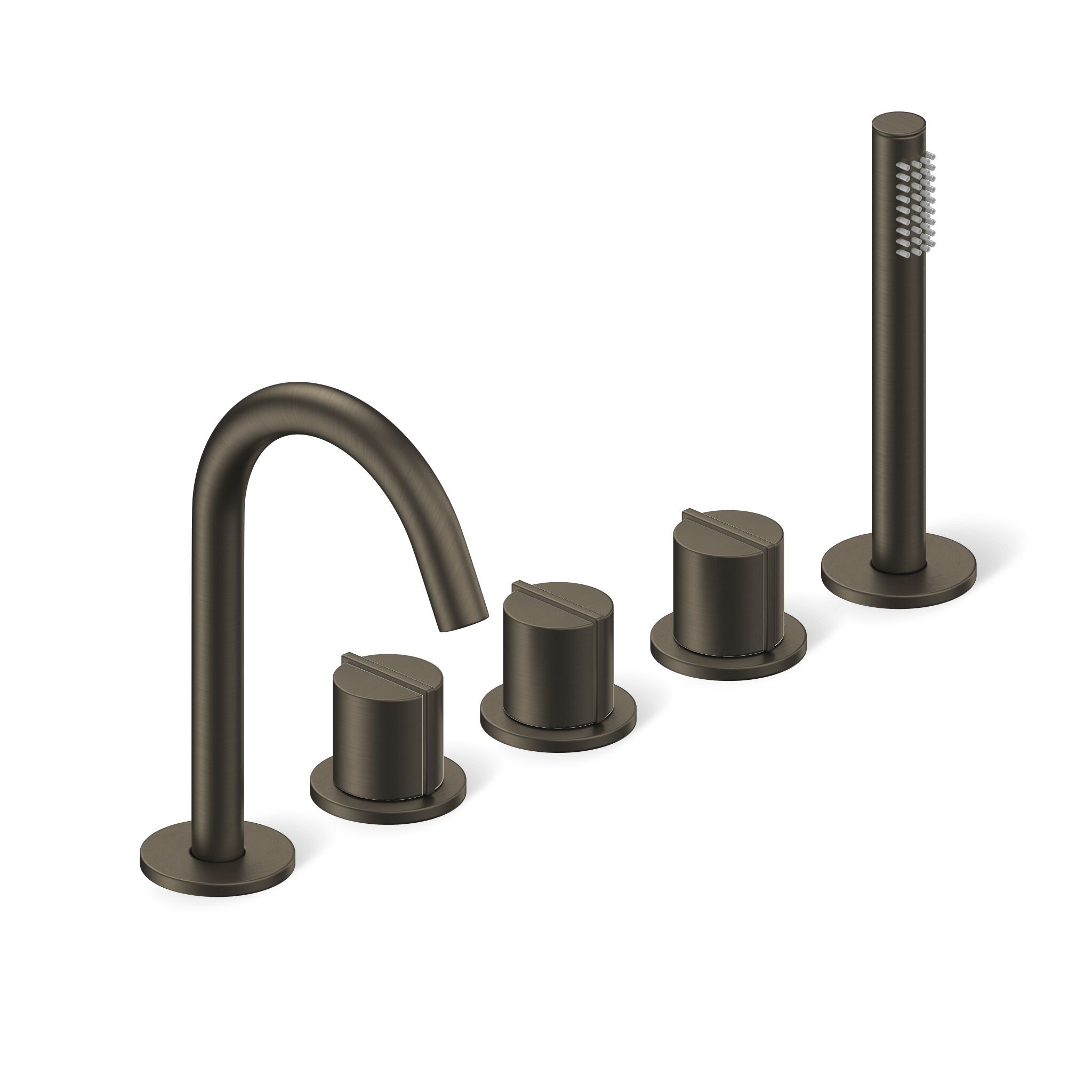 Утопленный набор для ванны с 5 отверстиями и ручным душем Varied Forms Macaron ARCH-00054511 - Вид №3