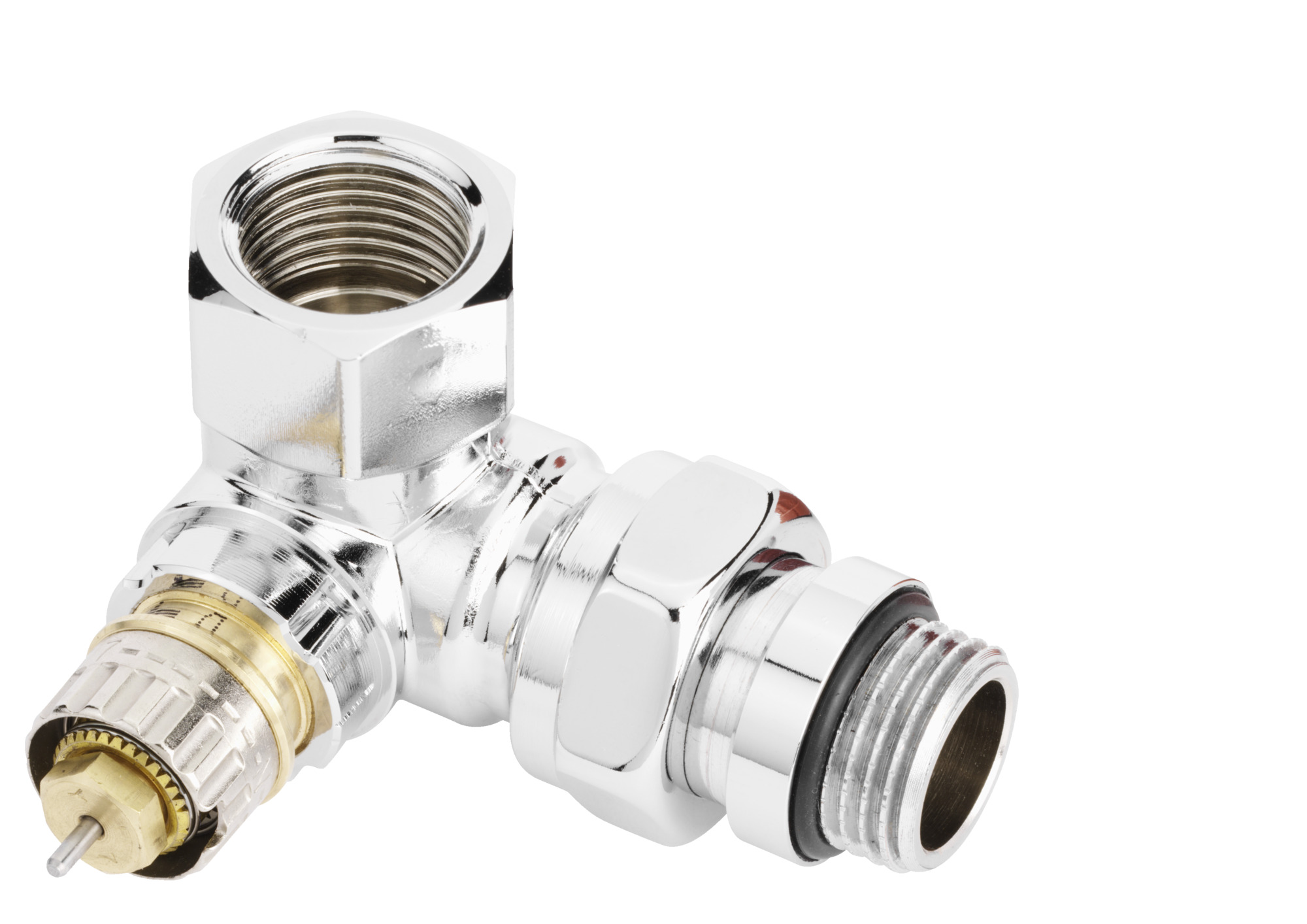 Danfoss Клапан RTR-N/RA-N для двухтрубной системы отопления Клапан термост. RA N углов хром правый 013G4239  - Вид №19