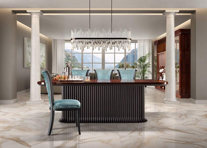 Prestige Прямоугольный стол для гостиной из розового дерева Gran duca Cvf100 - Вид №1