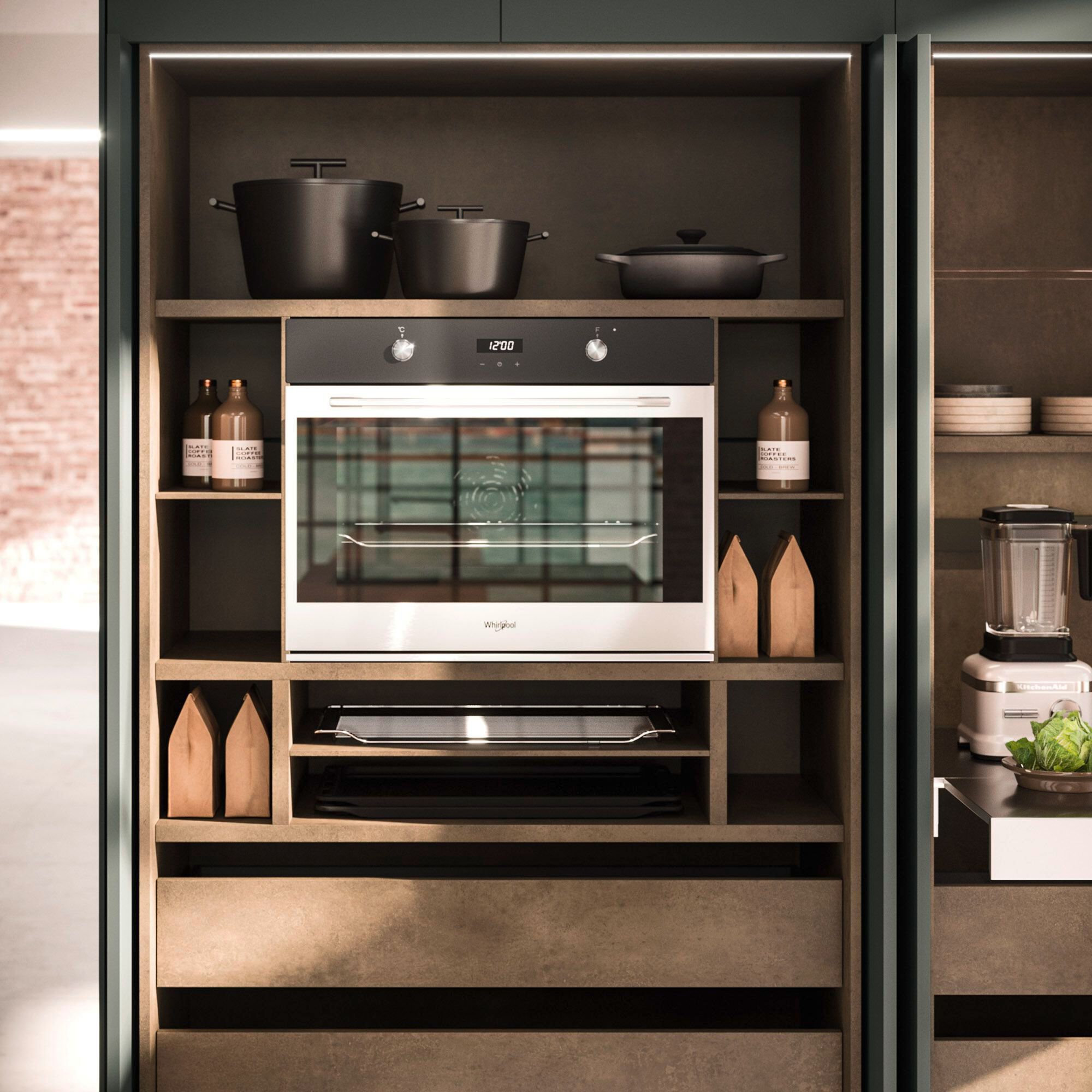 Встроенная кухня с островом Arrital Ak_Project ARCH-00022301 - Вид №9