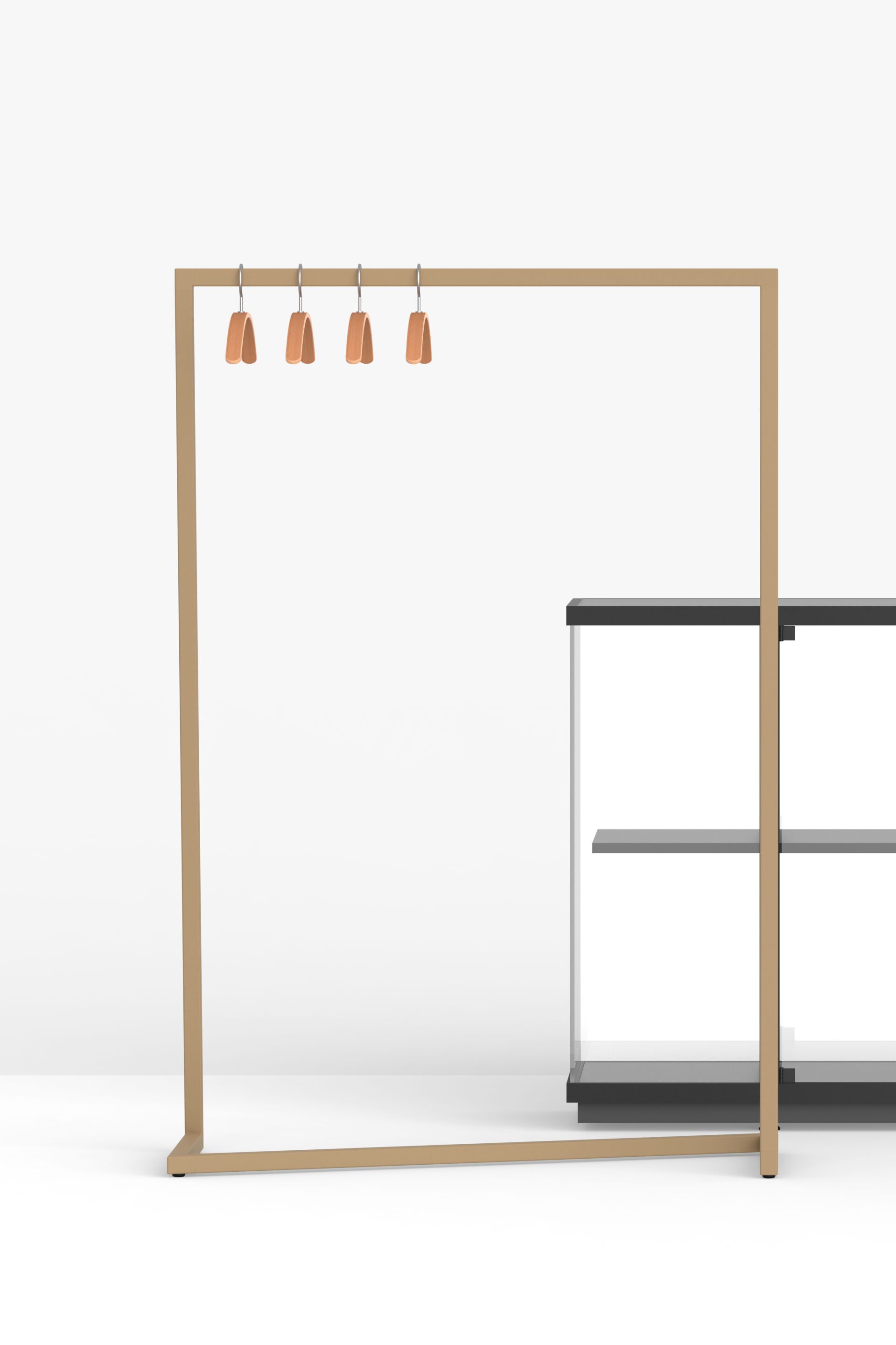 Стальная напольная вешалка с порошковым покрытием FUNCTIONALS BUTLER ARCH-00087112 - Вид №15