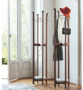 Porada Вешалка из орехового дерева с подставкой для зонтов Nineteen