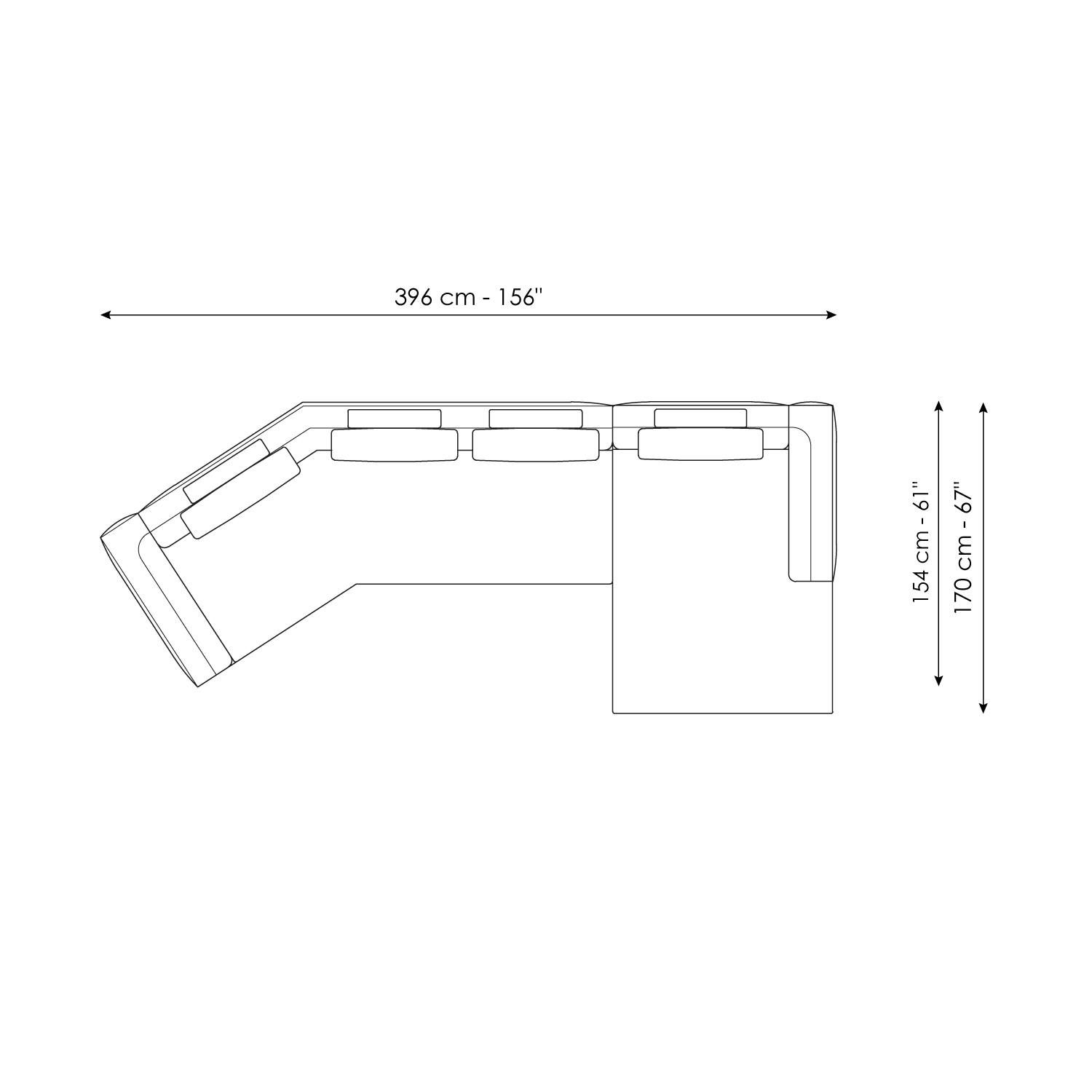 Ткань диван BONALDO LIAM ARCH-00067700 - Вид №21