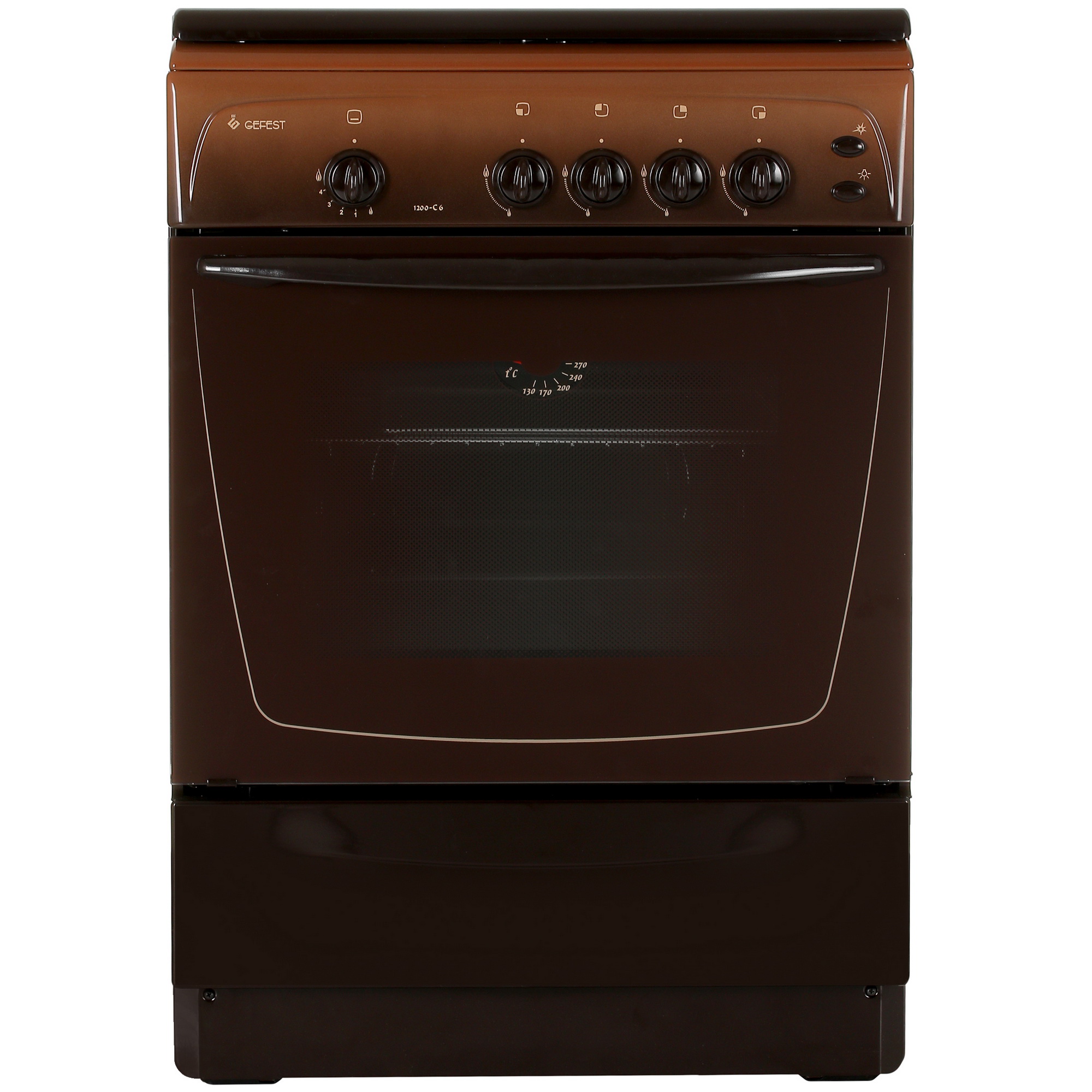 8164061 Газовая плита Gefest ПГ 1200 С6 К43 коричневый STDN-0149038