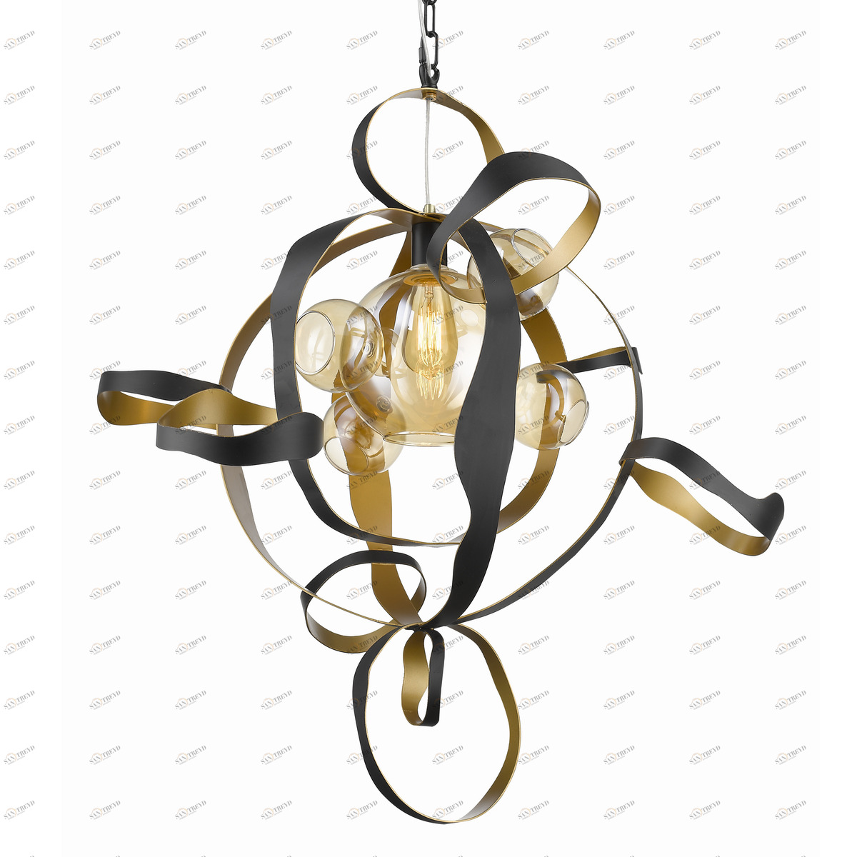 Подвесной светильник P68057L black/gold от Delight Collection DELIGHT COLLECTION ДИЗАЙНЕРСКИЕ 243783 Золото 