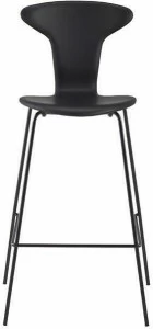 Howe Высокий кожаный табурет со спинкой Munkegaard chair