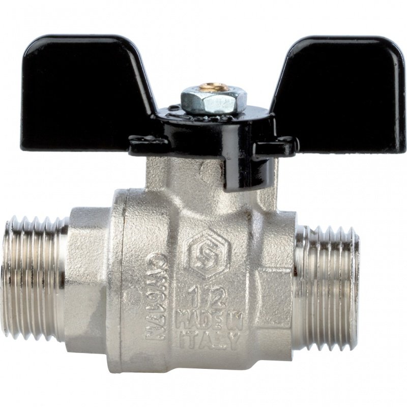 Кран шаровый STOUT НН 1/2" полнопроходной, бабочка SVB0006000015 - Вид №1