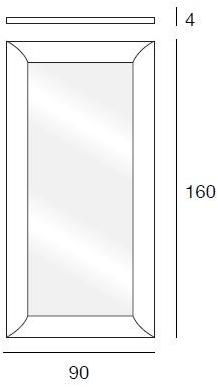 Pacini & Cappellini Напольное зеркало в раме  5520  - Вид №1