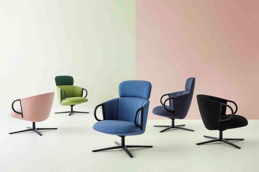 GABER Кресло из ткани с 4 спицами и высокой спинкой Cucaracha 394  - Вид №10