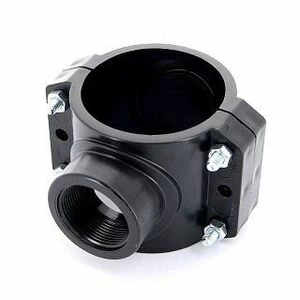 Врезка монтажная 75 x 3/4" ВР, 4 болта, для труб ПНД UNIDELTA