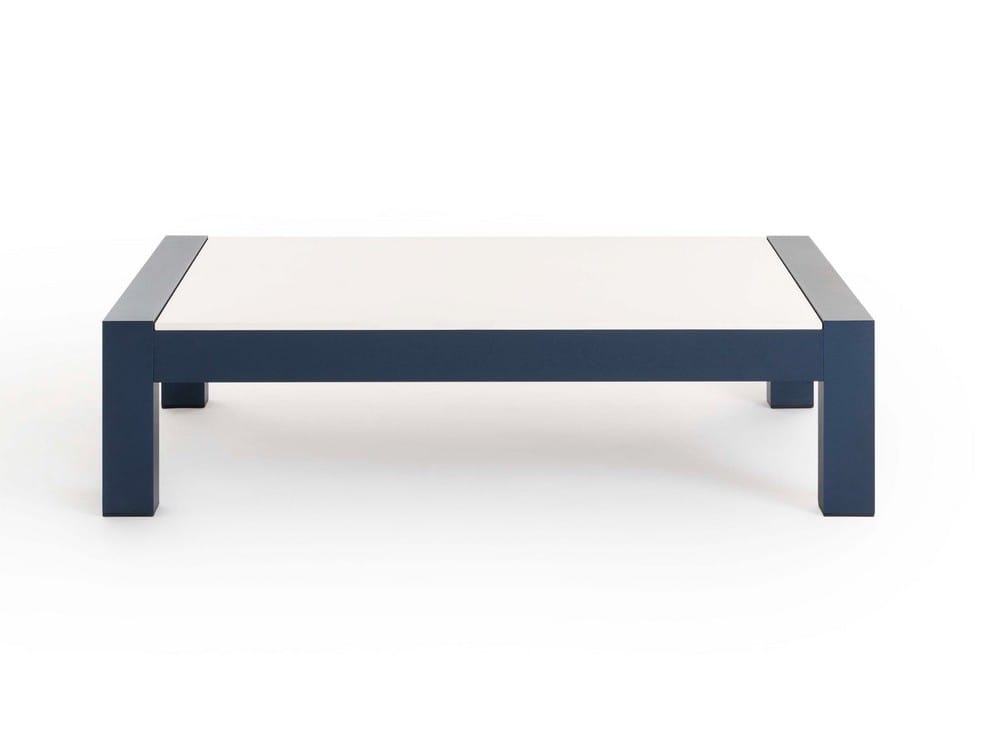Термолаккированный алюминиевый низкий журнальный столик GANDIABLASCO Islablanca ARCH-00133596