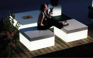 006619 Пуф Vondom Quadrat