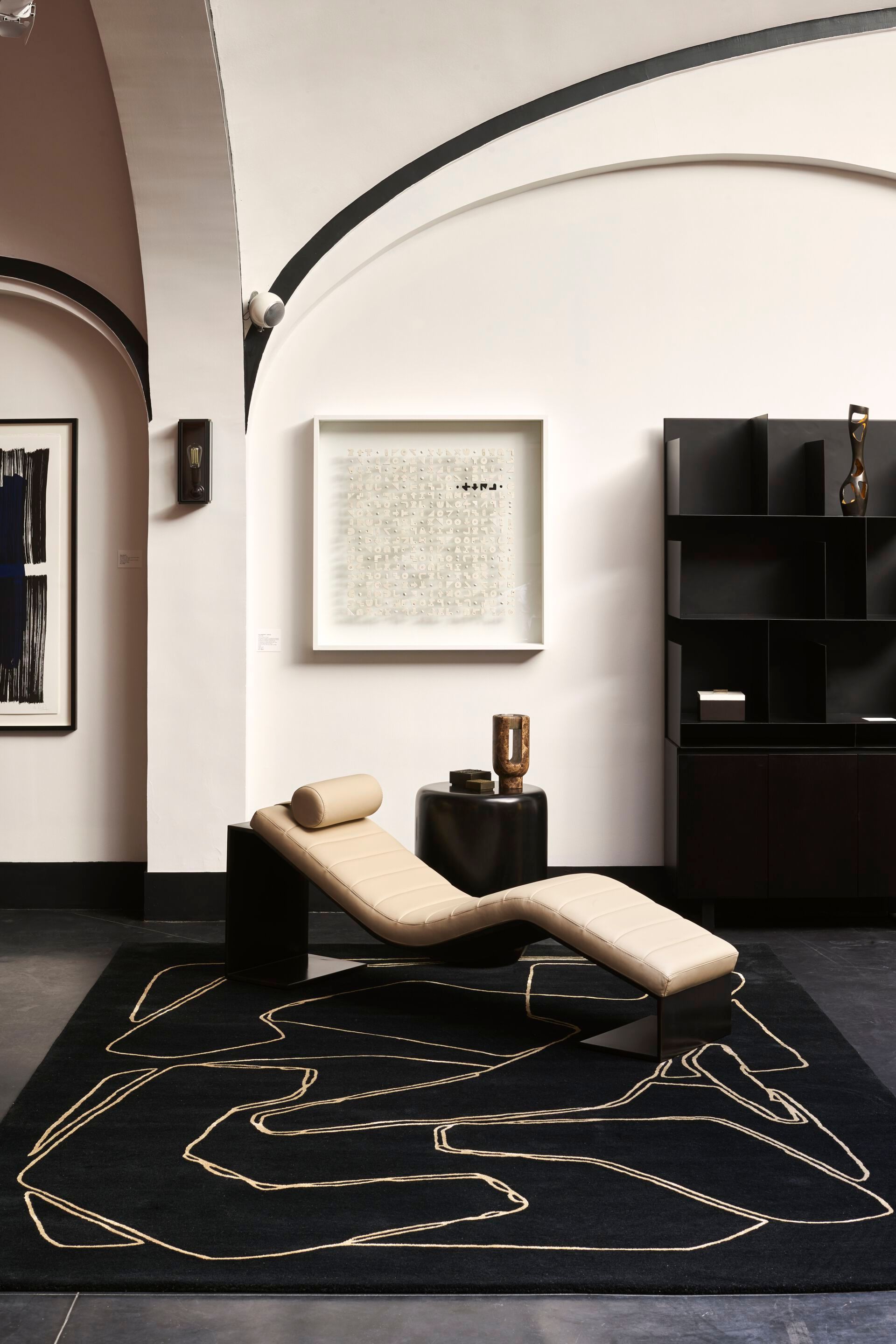 Прямоугольный ковер из бамбукового шелка и шерсти REDA AMALOU DESIGN ARCH-00075974 - Вид №1