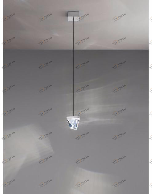 Fabbian Хрустальный светодиодный подвесной светильник Tripla sun-id-1344840