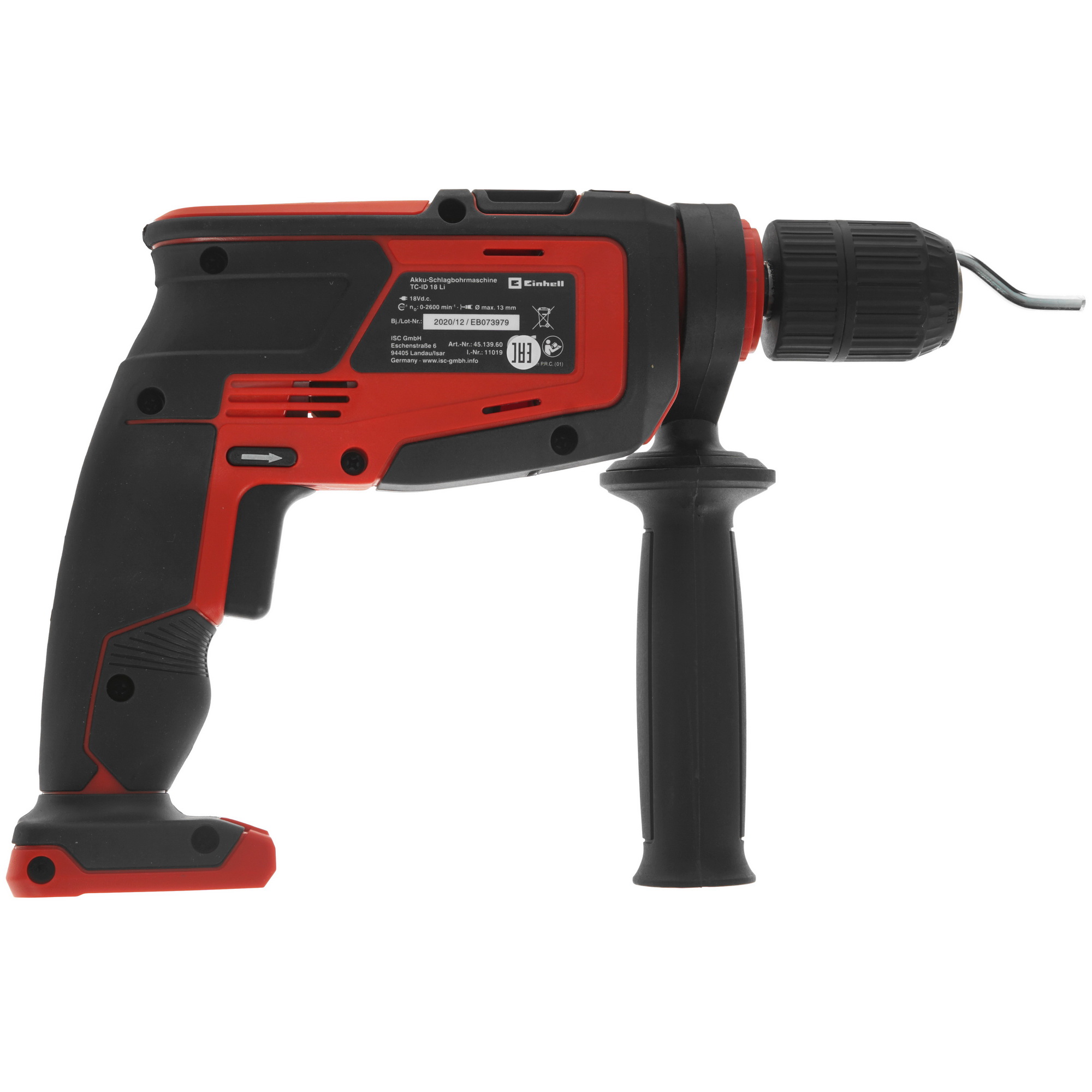 Дрель  Einhell PXC TC-ID 18 Li - Solo Power X Change 18V , Без ЗУ, Без АКБ 5341314 STDN-0145925 - Вид №1