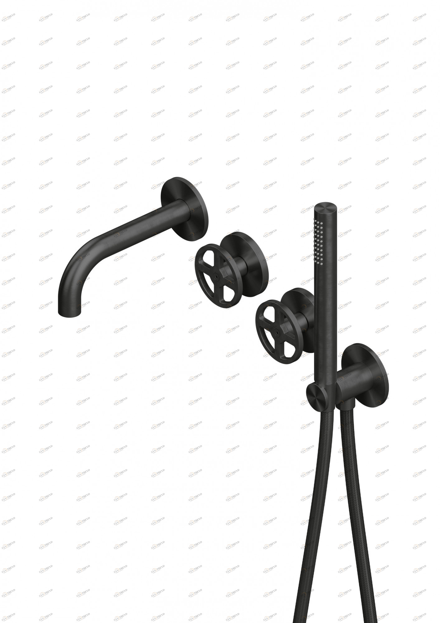 Valvola02. 20 69. Настенный смеситель Fo Quadrodesign