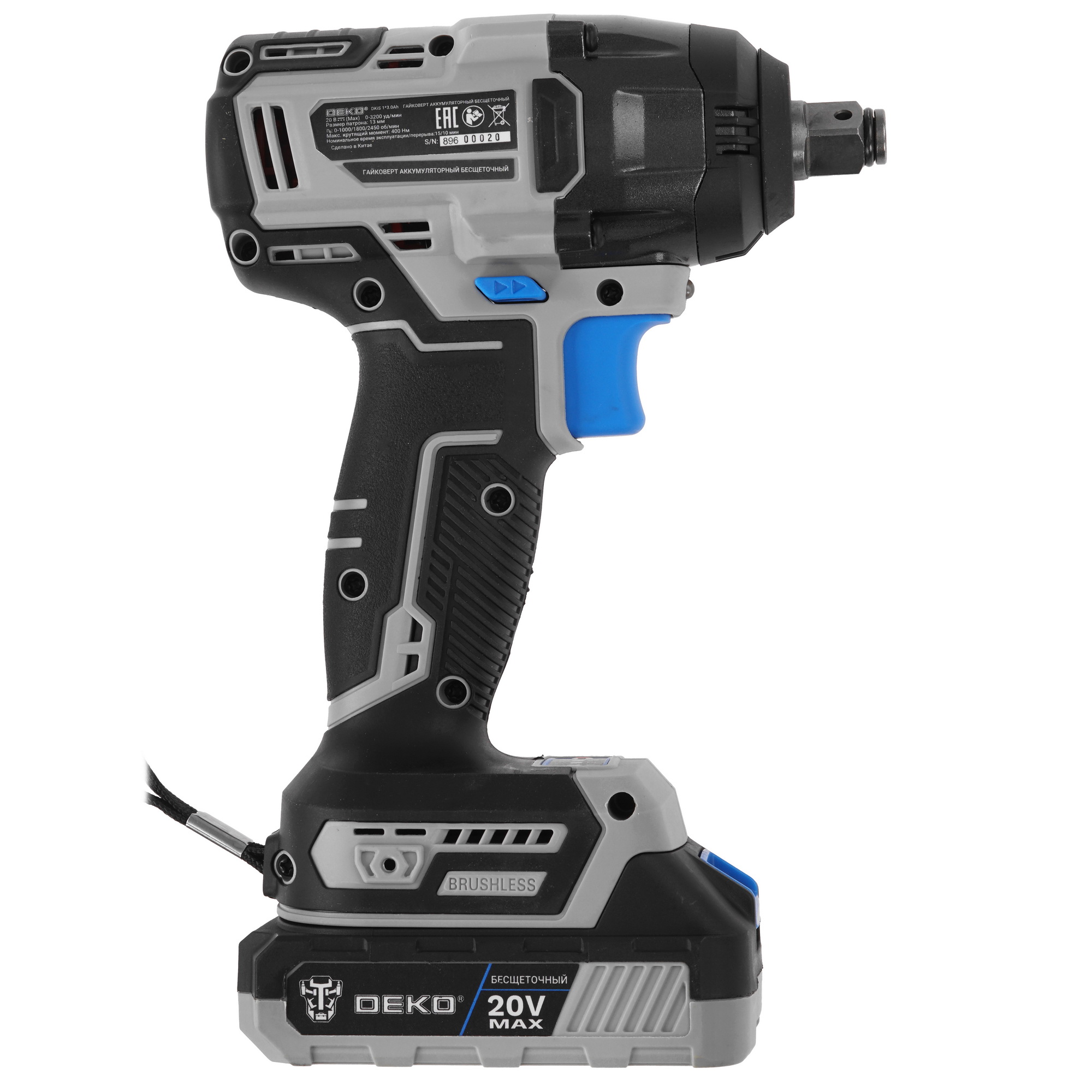 Гайковерт DEKO DKIS UNV 20V 5608070 STDN-0135813 - Вид №1