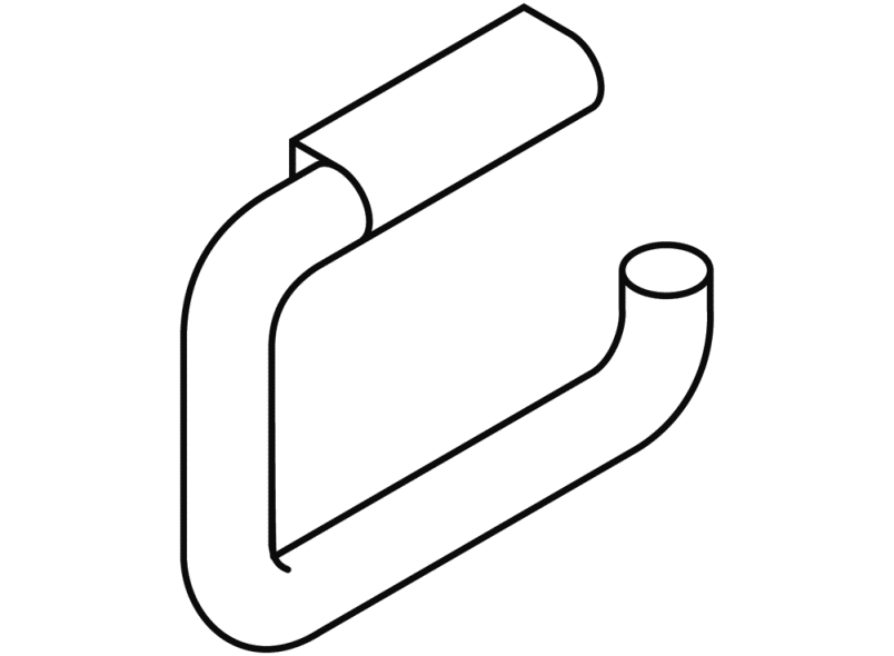 805.21.100 держатель для туалетной бумаги HEWI System 111 | Edelstahl  - Вид №2