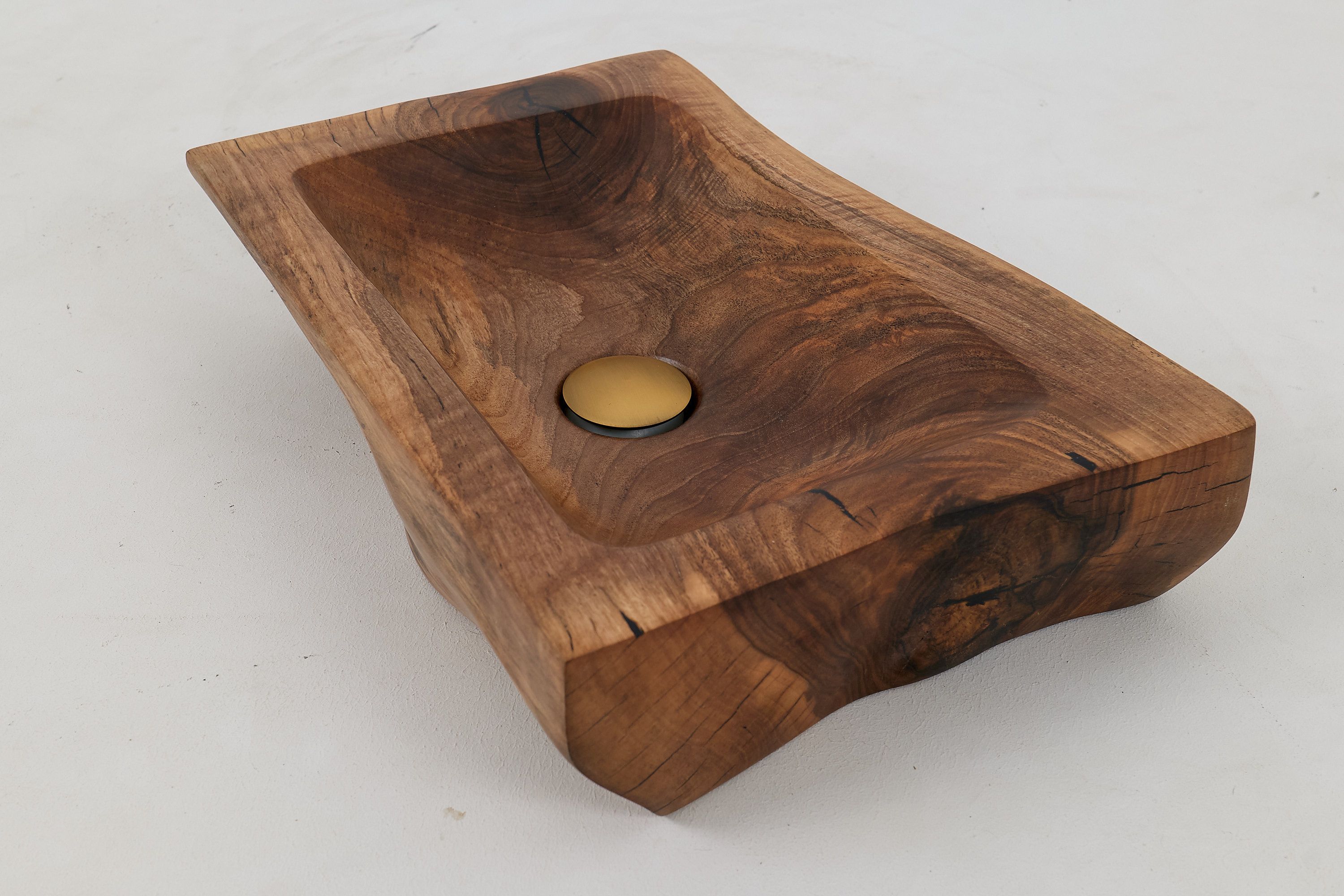 Твердая деревянная раковина / умывальник Logniture Banik ARCH-00028830 - Вид №12