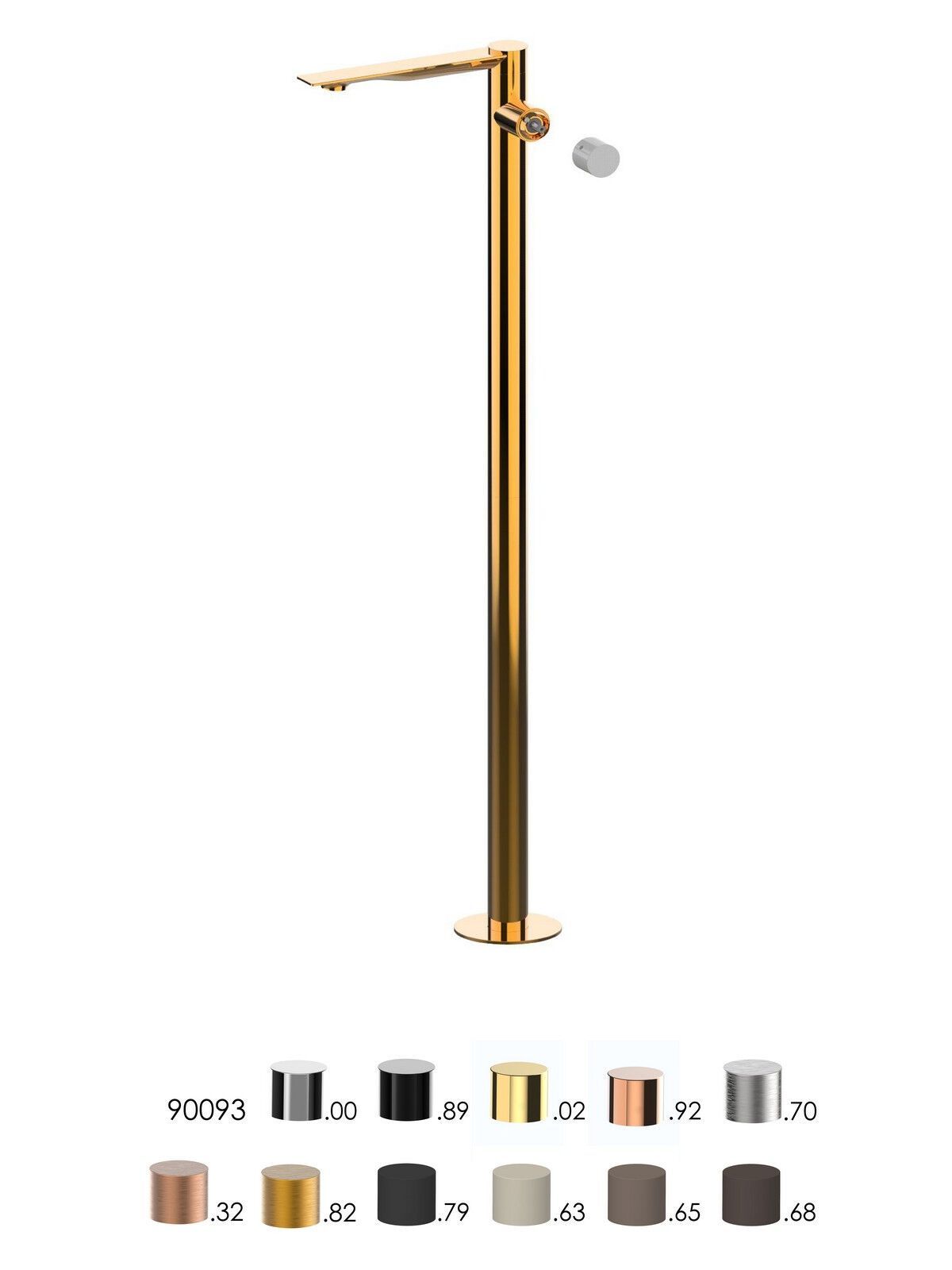 Однорычажный смеситель для раковины без стока Rubinetterie Frattini Narciso S ARCH-00128883 - Вид №8