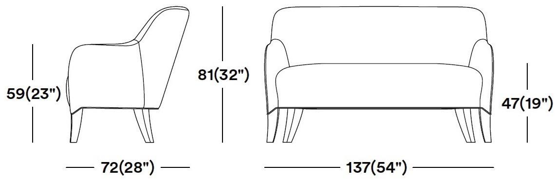 Tirolo Кожаный диван Alyson 048 d - Вид №2