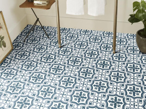 Нескользящий виниловый пол с цементным эффектом