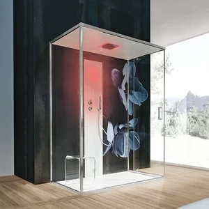 Ограждение для душа и турецкой бани Gemini 6 130х120 см 1GNV5S0