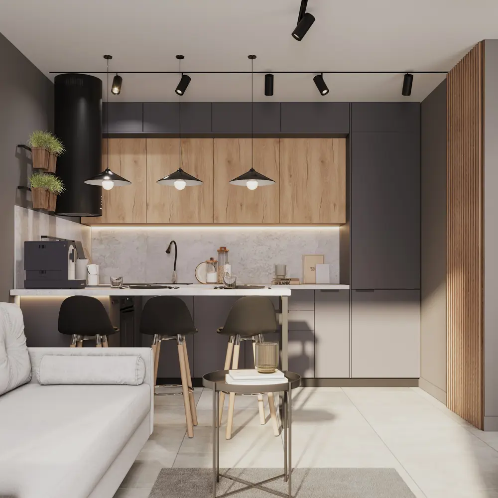 Фальшпанель для кухонного шкафа София 76.5x58 см KONSENSA ДСП цвет серый София Грей STLM-2074029 - Вид №10