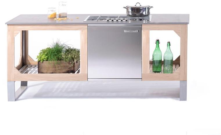 Lgtek Внутренняя и открытая кухня из стали и дерева Window sun-id-1424943 - Вид №5