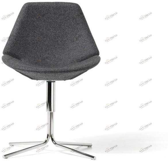 Diemme Вращающееся кресло из ткани с 4 спицами Eon sun-id-1480373